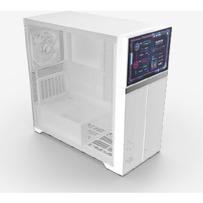 Кутия за компютър Valkyrie VK02 LCD White