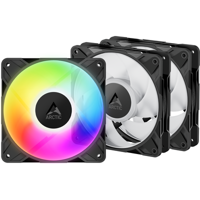 Комплект вентилатори ARCTIC P12 Pro A-RGB 120mm PWM 3-Pack