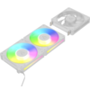 Комплект вентилатори ARCTIC BioniX P12 A-RGB PWM 120mm Daisy Chain - Бял