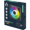 Вентилатор ARCTIC BioniX P14 A-RGB PWM 140mm Daisy Chain - Черен