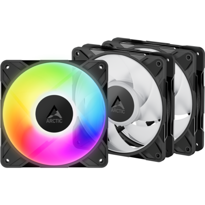 Комплект вентилатори ARCTIC P12 Pro A-RGB LN 120mm PWM 3-Pack