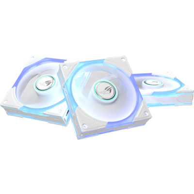 Комплект Вентилатори 3в1 ASUS ROG Eurux GR120 ARGB Reverse White Edition