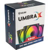 Комплект Вентилатори Kolink Umbra X 3 x 120mm ARGB High Performance PWM, Черен