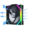 Вентилатори 3бр Lian Li UNI FAN SL Wireless ARGB PWM Reverse Blade - 120 mm Черен + Контролер