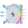 Вентилатори 3бр Lian Li UNI FAN SL Wireless ARGB PWM Reverse Blade - 120 mm Бели + Контролер