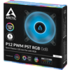 Вентилатор ARCTIC P12 Black, RGB, 120mm