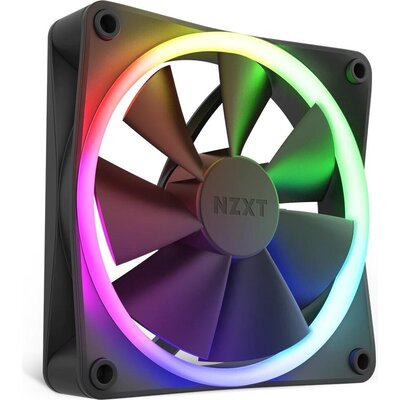 Вентилатор NZXT F120 RGB Черен