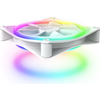 Вентилатор NZXT F120 RGB Duo, Бял