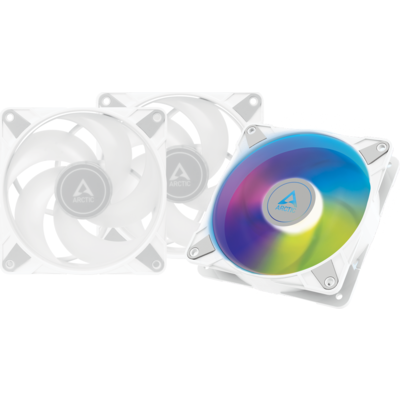 Вентилатори ARCTIC P12 White, A-RGB, 120mm, 3 Fan комплект