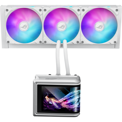 Охладител за процесор ASUS ROG Ryuo IV SLC 360 White Edition ARGB 6.67" Curved AMOLED Display