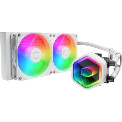 Охладител за процесор Cooler Master Master Liquid 240 Core II ARGB White Edition