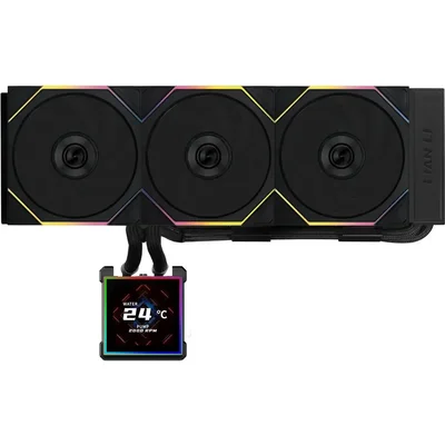 Охладител за процесор Lian Li HydroShift II LCD-S 360TL RGB - Черен