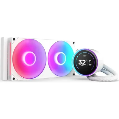 Охладител за процесор NZXT Kraken Elite 280 V2 RGB White LCD Display