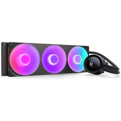 Охладител за процесор NZXT Kraken Plus 360 RGB LCD Display - Black