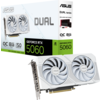 Видео карта ASUS DUAL RTX 5060 White Edition OC 8GB GDDR7