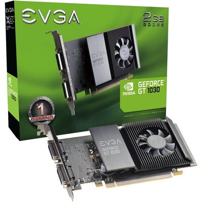 Видео карта EVGA GeForce GT 1030 SC 2GB, DDR5 64 bit  02G-P4-6338-KR