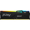 Памет Kingston FURY Beast Black RGB 16GB(2x8GB) DDR5 6000MHz CL30, AMD EXPO -KF560C30BBEAK2-16