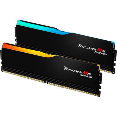 Памет G.SKILL Ripjaws M5 Neo RGB Black 32GB(2x16GB) DDR5-6000