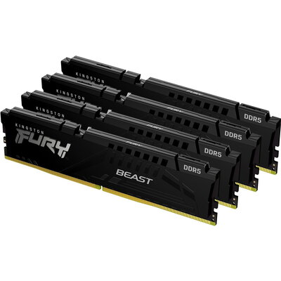 Памет Kingston FURY Beast Black 128GB (4x32GB) DDR5-5200