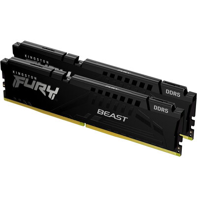 Памет Kingston FURY Beast Black 32GB(2x16GB) DDR5 6400MHz