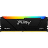 Памет Kingston FURY Beast Black RGB 16GB(2x8GB) DDR4 2666MHz