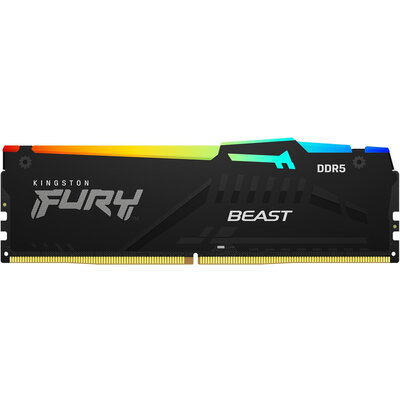 Памет Kingston FURY Beast Black RGB 16GB DDR5 6000MHz AMD Expo