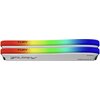 Памет Kingston FURY Beast White RGB 32GB(2x16GB) DDR4 PC4-28800 3600MHz CL18