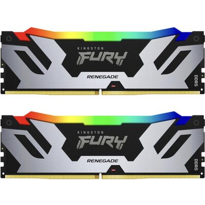 Памет Kingston Fury Renegade Black RGB 32GB(2x16GB) DDR5 PC5-48000 6000MHz CL32 KF560C32RSA-32