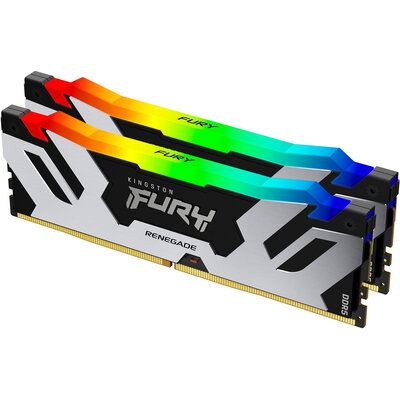 Памет Kingston Fury Renegade Silver/Black RGB 32GB(2x16GB) DDR5-8000