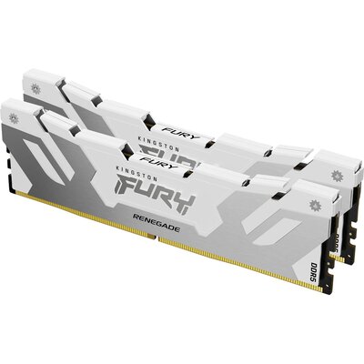 Памет Kingston Fury Renegade White 32GB(2x16GB) DDR5 6400MHz CL32