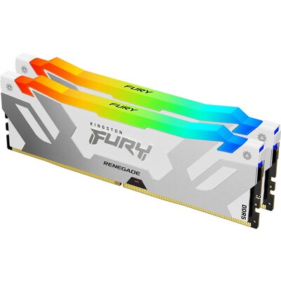 Памет Kingston Fury Renegade White RGB 32GB(2x16GB) DDR5 6400MHz