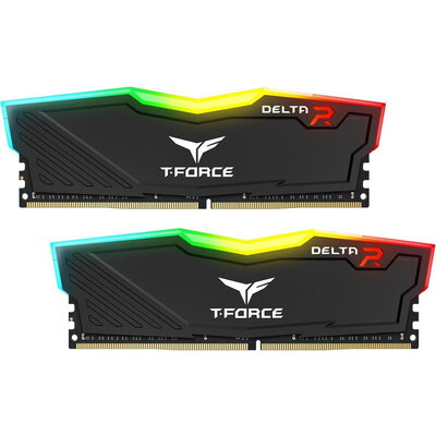 Памет Team Group T-Force Delta RGB Black DDR4 16GB (2x8GB) 3200MHz