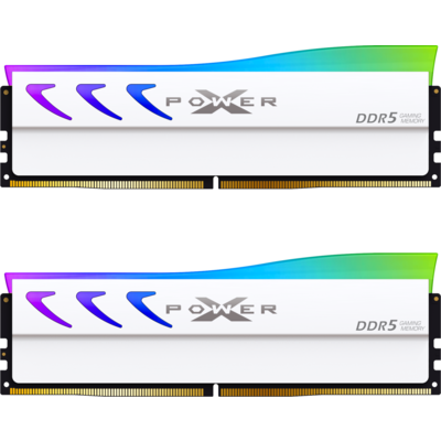 Памет Silicon Power XPOWER Storm RGB 32GB(2x16GB) DDR5 6000MHz CL36 - White
