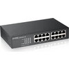 Комутатор ZyXEL GS1100-16v4  Unmanaged + 16 port Gigabit Unmanaged Switch