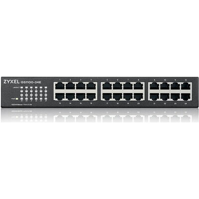 Комутатор Zyxel GS1100-24Ev4  Unmanaged + 24 port Gigabit Unmanaged Switch v4