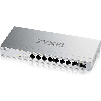 Комутатор ZyXEL XMG-108 8 Ports 2,5G + 1 SFP+ Desktop MultiGig unmanaged Switch