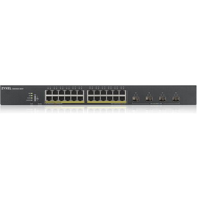Комутатор Zyxel XGS1935-28HP, 28 Port Lite-L3 Smart Managed PoE Switch, 24x Gigabit PoE and 4x 10G SFP+, hybrid mode, standalone