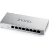 Комутатор ZyXEL GS1200-8HP v3, 8 Port Gigabit PoE+ webmanaged Desktop Switch, 4x PoE, 68 Watt