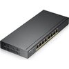 Комутатор ZyXEL GS1900-8HP, 8-port GbE L2 PoE Smart Switch, 802.3at, desktop, fanless, 70 Watt