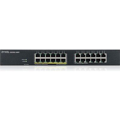 Комутатор ZyXEL GS1915-24EP, 24-port GbE, 12 port PoE, 130 Watt 802.3at