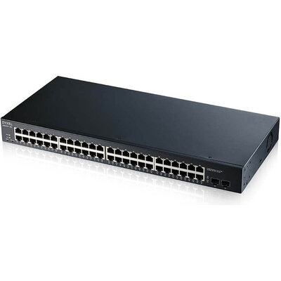 Комутатор Zyxel GS1900-48 v2, 48-port GbE L2 Smart Switch, rackmount