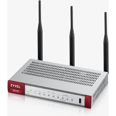 Защитна стена ZyXEL USG FLEX Series, 10/100/1000, 1*WAN, 4*LAN/DMZ ports, WiFi 6 AX1800, 1*USB with 1 yr UTM bundle