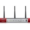 Защитна стена ZyXEL USG20W-VPN Firewall, 802.11ac/n Wireless (3x3/80MHz), 10x VPN (IPSec/L2TP), up to 15 SSL (5 included), 1x WA