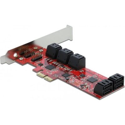 Контролер Delock SATA PCI Express Card - 10 ports