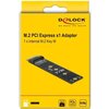 Адаптер Delock 64105, PCI Express x1 към M.2 Key M