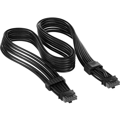 Кабел за видеокарта Corsair ThermalProtect Universal PCIe 5.1 600W 12V-2x6 - Черен
