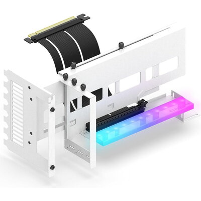 Брекет за вертикален монтаж на GPU EZDIY-FAB ARGB PCIe 4.0 Riser Cable 90°