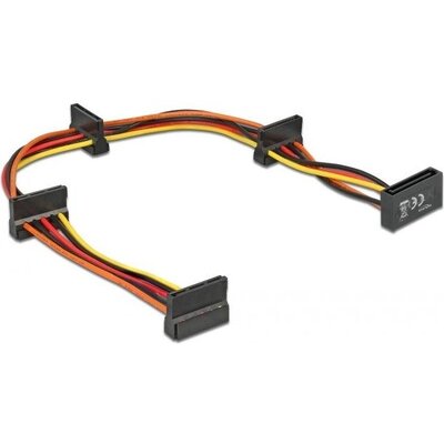 Кабел Power SATA  > 4 x SATA 15 Pin, 40cm