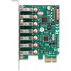 Карта PCI Express x4 Delock към 7 x external USB 5 Gbps Type-A