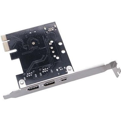Контролер ESTILLO 1394AV 3+1 port 1394 FireWire PCI ex Host Adapter, Low profile